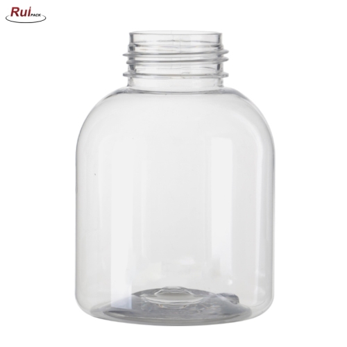 378ml 43/410 neck clear PET plastic hand soap bottle round plastic foam bottle