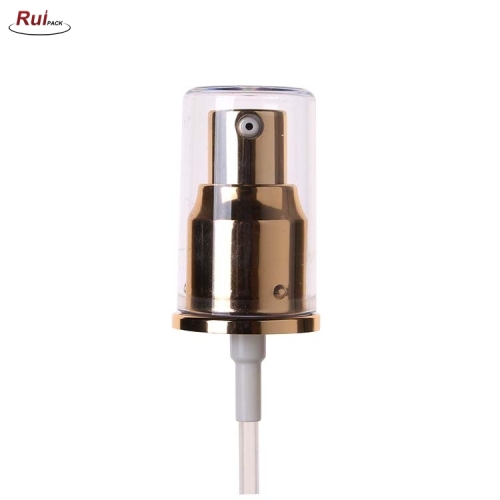 High quality cosmetic treatment pump plastic cream pump with full cover RP-PHCP17