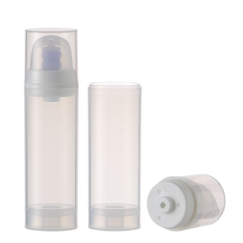 Full plastic no metal part airless pump sprayer bottle 15ml 30ml 50ml vacuum bottle