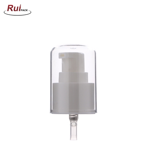 White Lotion Cream Hand Pump Cosmetic Cream Treatment Pump 20/410 24/410 Aluminum Screw Cap Bottles Plastic Non Spill Accept RP-PHCP02