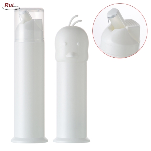 60ml 100ml PP airless pump bottle toothpaste airless bottle