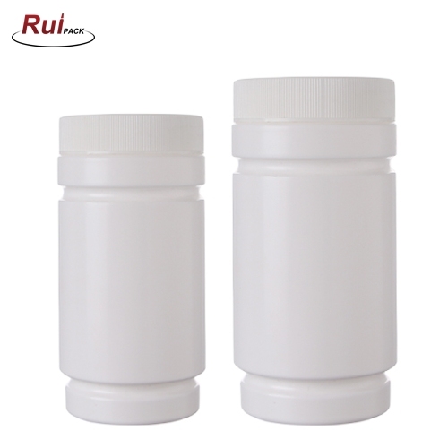 Empty PE Pill Container 110ml, 150ml, 200ml Medicine Vitamin Capsule Storage Plastic Bottle with screw cap RP-PBMB23