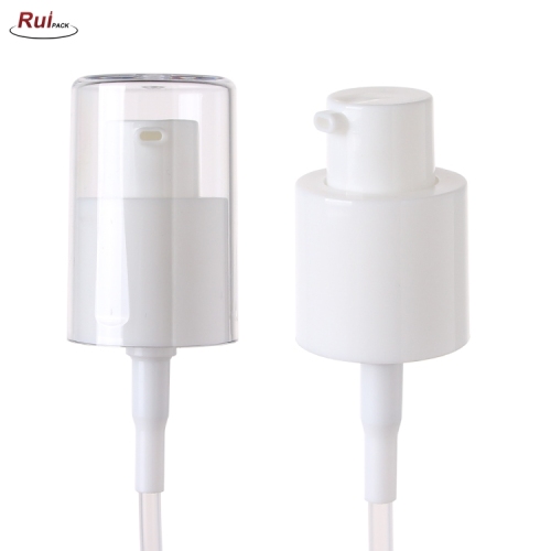 Nice Design Cream Treatment Pump 20 410 Water White Plastic Pump With Full cover RP-PHCP28