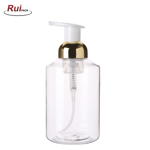 500ml 40mm neck clear PET PCR 100% hand soap plastic bottle