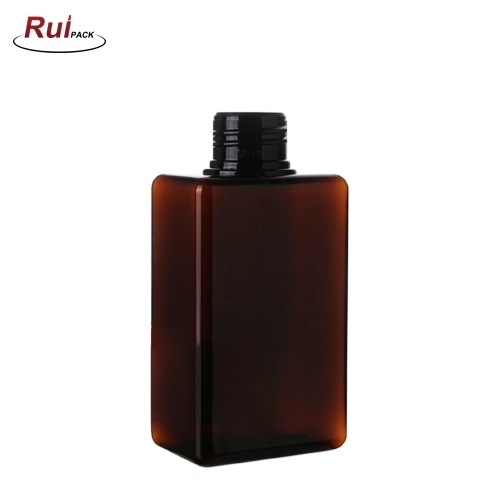 PET 150ml Empty Brown Plastic Body Lotion Pump Bottle Liquid Soap Pet 150ml alcohol hand washing liquid PET plastic bottle RP-PBPET004