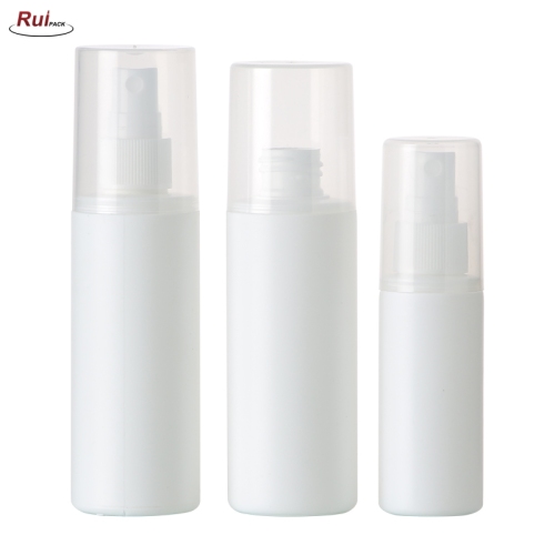 20ml~100ml HDPE plastic bottle with big over cap and mist sprayer