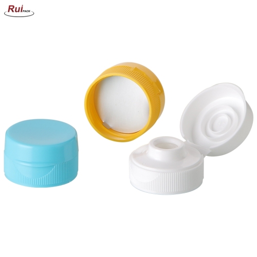 31/400 hot sale customized colors plastic bottle flip top cap RP-CAFC38