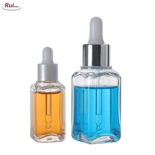 Wholesale Customized 14ml 40ml PET Plastic Perfume Oil Dropper Bottles Essential Oil Serum Bottle With Dropper With PET Pipette RP-PBPG10