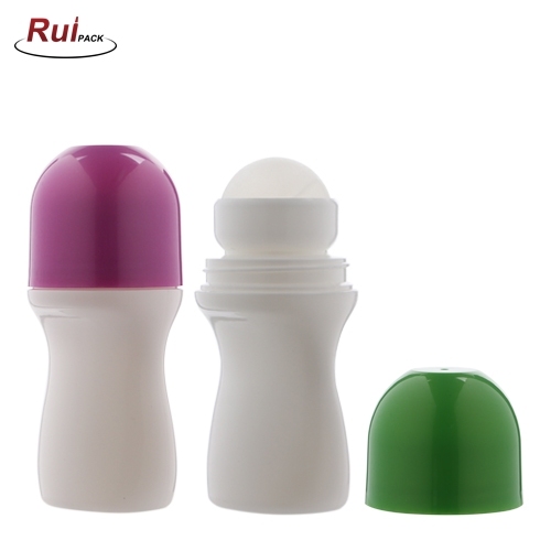 30ml,50ml Empty Customized Label Antiperspirant Bottle With Plastic PP Roll-On Ball RP-STRO11