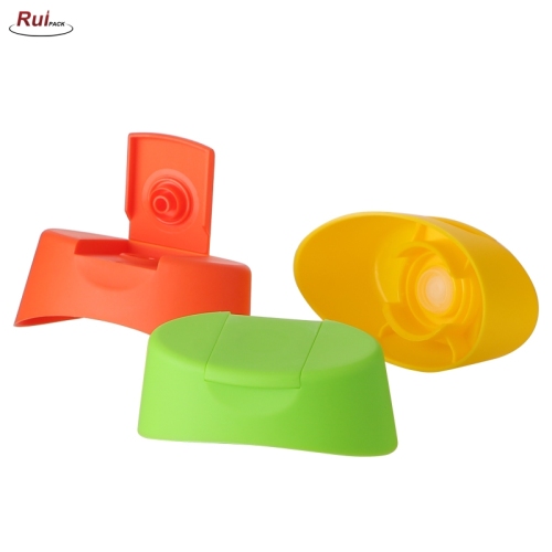 28mm Customized color Cheap price screw cap plastic lids Cosmetic packaging plastic flip top cap RP-CAFC23