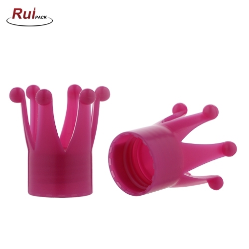24/410 28/410 Hot sale red plastic crown screw cap RP-CASC08