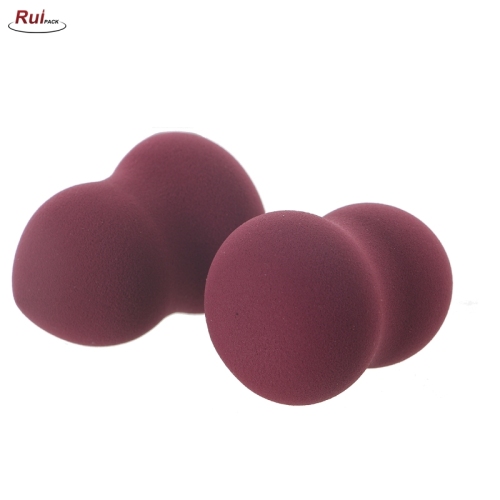 40*60mm Custom gourd Shape Beauty Sponge Make Up Cosmetics Powder Puff Latex Free Makeup Sponge Blender RP-OTMU20
