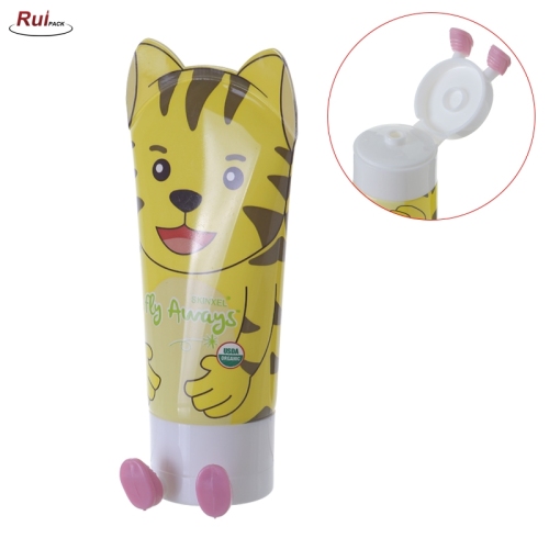 Cartoon Character PE tube with cute flip over cap RP-TBPT75