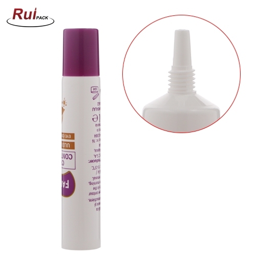 16mm,19mm,22mm,25mm Plastic PE tube printed empty pe soft tube long nose gel packaging cosmetic eye cream packing containers plastic tube RP-TBPT08
