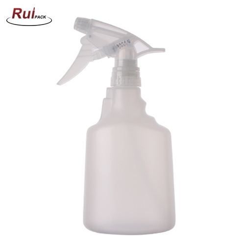 500ml empty PP bottle with PP trigger sprayer for spraying flowers