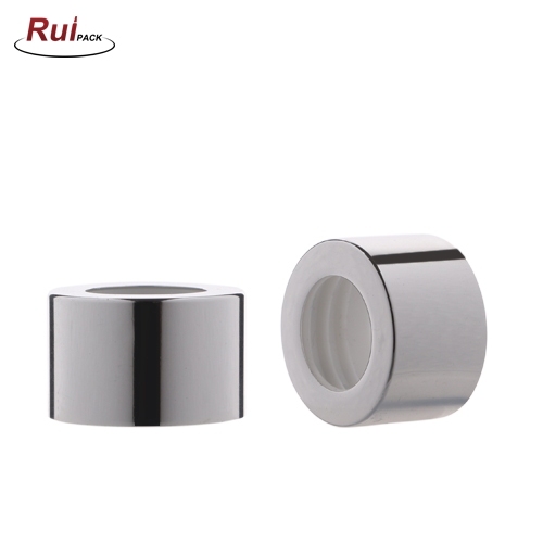 18mm, 20mm, 24mm, 28mm plastic pp screw caps sliver metalized bottle aluminum reed diffuser cap RP-CASC02