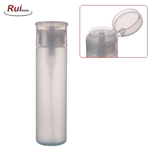 100ml empty and refillable PE bottle with nail polish pump 33/410