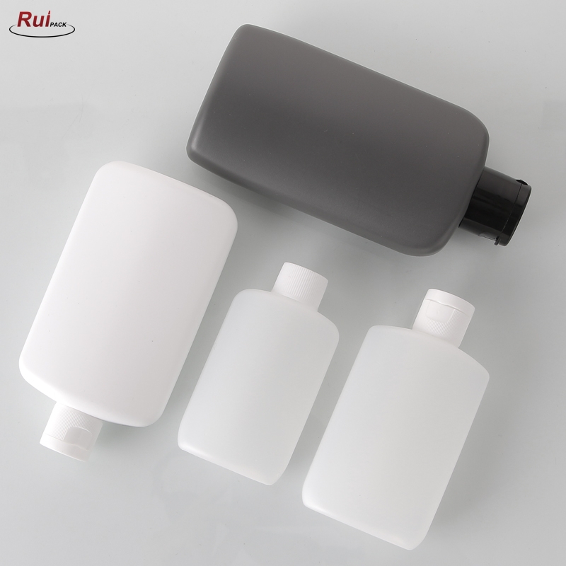 Oval shape HDPE empty cream bottle 30ml-250ml with different tops