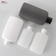 Oval shape HDPE empty cream bottle 30ml-250ml with different tops