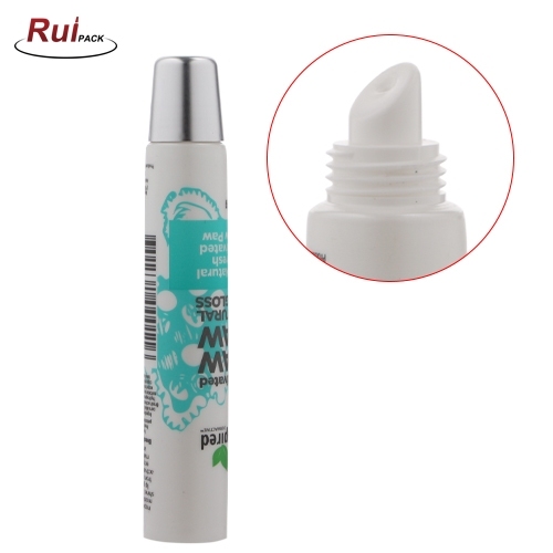 16mm, 19mm Empty Lip Balm Plastic Cosmetic Packaging Soft Squeeze Lip Gloss Tube for lip balm RP-TBPT23
