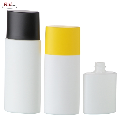 30ml 50ml 80ml HDPE sunscreen cream bottle with screw cap and insert