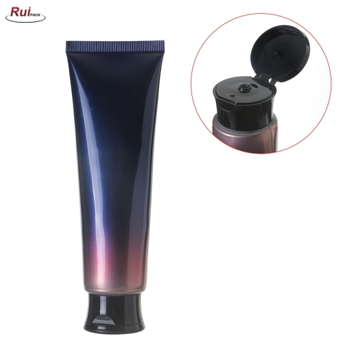Empty soft laminated tube matte oval face wash sunscreen plastic tubes for cosmetics packaging RP-TBLT15