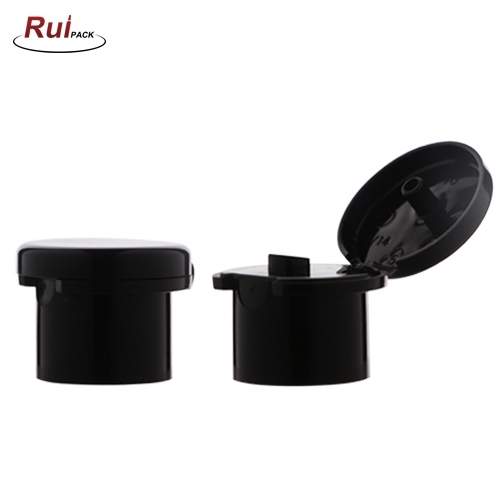 20/415,24/415 instock plastic matte flip top cap for skincare cosmetics packaging RP-CAFC02