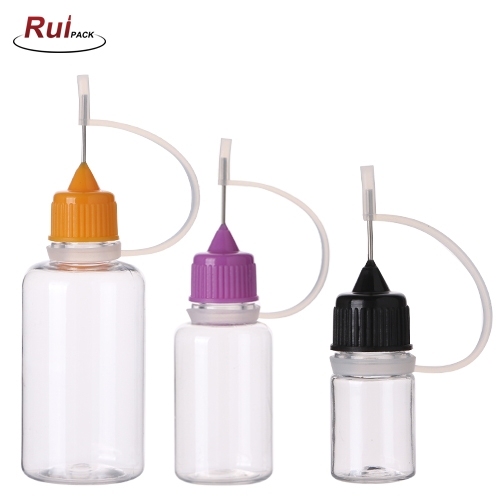 3ml,5ml,8ml,15ml,20ml,30ml PE Soft Squeezed Plastic Ampoules Serum Dropper Bottle with Screw-on long Nozzle Cap RP-PBEB09