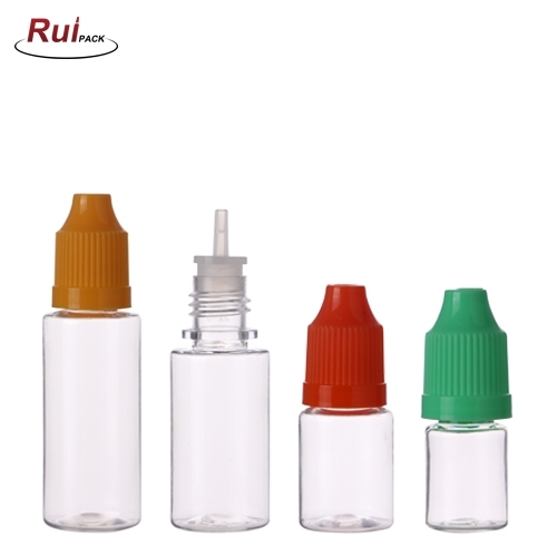 3ML, 5ML, 10ML, 15ML, 20ML, 30ML Wholesale empty plastic squeeze dropper liquid bottle eye drops with screw cap and big mouth RP-PBEB33