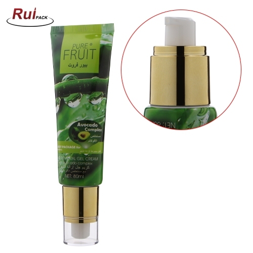25/30/35/40mm Customized plastic laminated cream tube Customized plastic tube cosmetic packaging with cream pump big cap RP-TBLT06