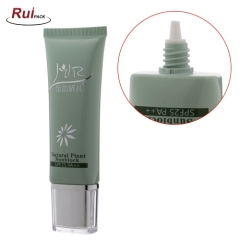 Custom High Quality Unique Lipgloss Tube Empty Cosmetic Container Packaging Clear Dark Green 30mm,35mm Squeeze Lip gloss Tube