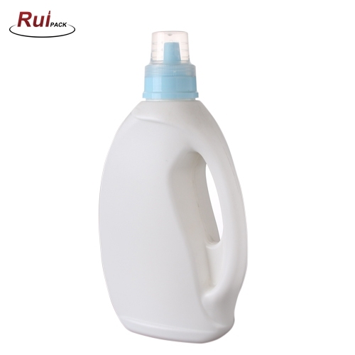1200ml 1.2L HDPE empty laundry detergent liquid bottle with screw cap and measuring lid