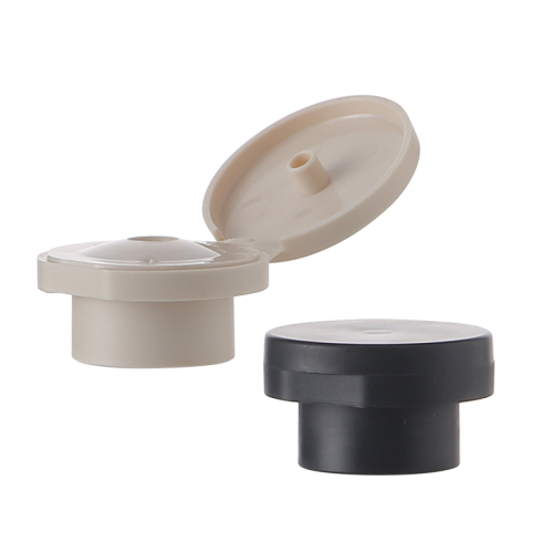 24/410 Plastic Flip Top Cap Matte Common Bottle pp Lid For Cosmetic RP-CAFC07