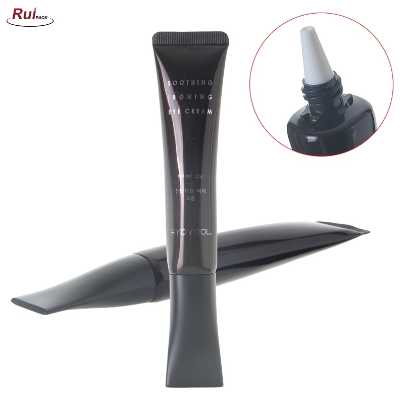 OEM Black printing lip gloss or eye creams cosmetics packaging Aluminium foil laminated plastic squeeze tubes RP-TBLT34