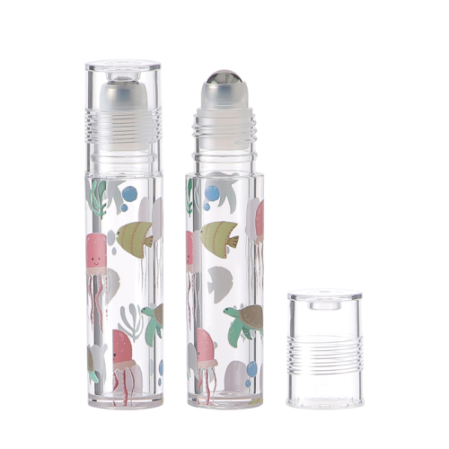 6ml Wholesale Roll-On Bottle Customized Empty Transparent AS Plastic Roller Ball Bottles for deodorant stick, sunscreen stick RP-STRO03