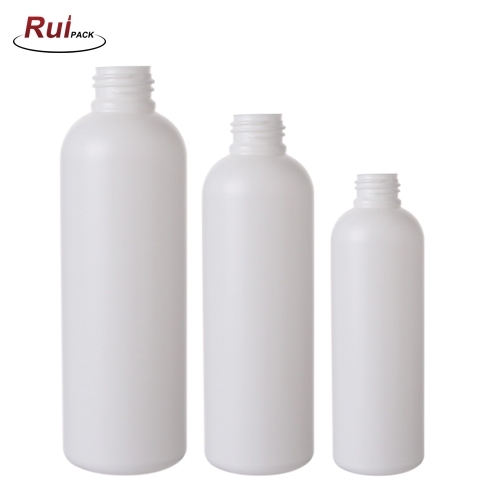 Customized label sticker on round shoulder HDPE bottle 30-1000ml various volume HDPE spray bottle