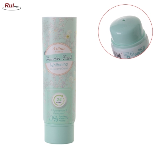 35mm Double tube Nice PE tube for body lotion cream with screw cap RP-TBPT62