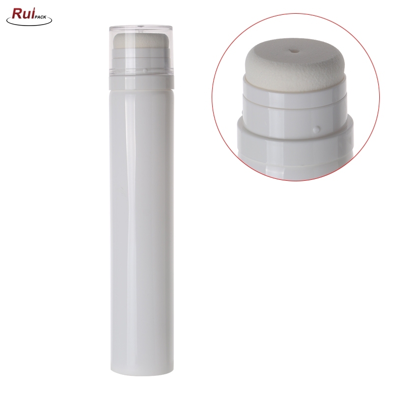 35mm Single PE tube with unique head whole trasnparent plastic screw cap RP-TBPT46