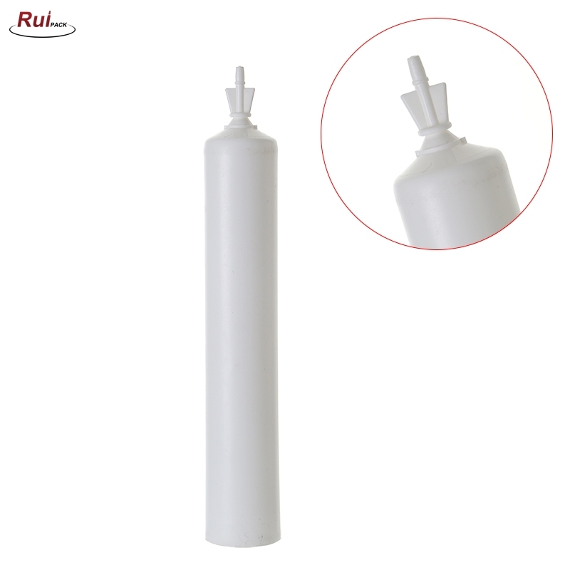 22mm PE Plastic pure white tube with unique head RP-TBPT59