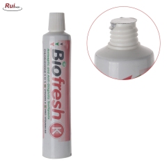 19mm,22mm,25mm,28mm,30mm,32mm shiny cosmetic plastic laminated squeezed tube with Top Cap for body lotion RP-TBLT12