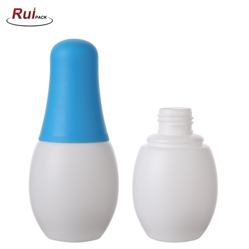 120ml round plastic bottle HDPE plastic bottle with screw cap for cream