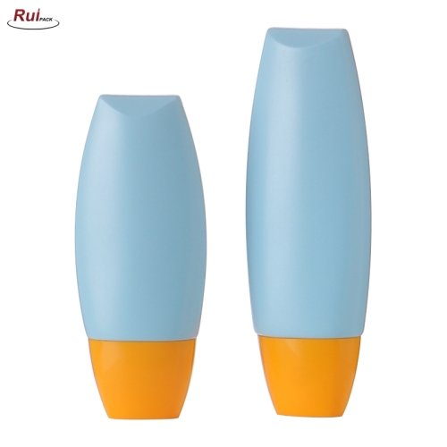 40ml 60ml HDPE sunscreen cream bottle with screw cap and insert