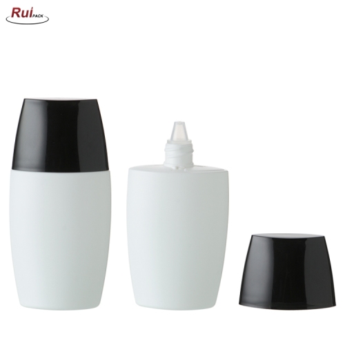 30ml 50ml HDPE sunscreen cream bottle with screw cap and insert