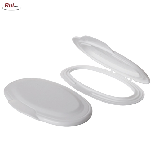 10*6.5cm Plastic white Wet Wipe Lid Box Flip Top Cap Tissue Cover RP-CAFC31