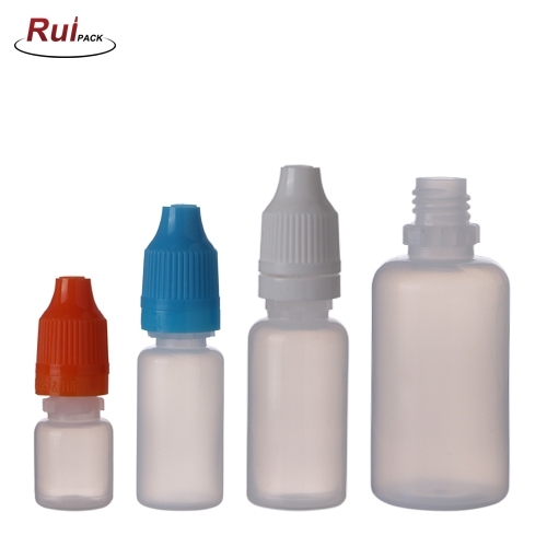 5ML,10ML,15ML,20ML, 30ML,50ML LDPE squeeze hdpe clear eye drop dropper bottle with white cap drop bottle for medicine liquid RP-PBEB01
