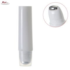 34mm oval shape Plastic PE tube with unique head RP-TBPT64