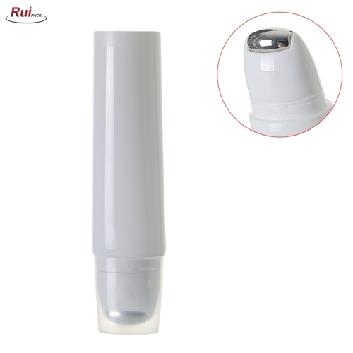 34mm oval shape Plastic PE tube with unique head RP-TBPT64