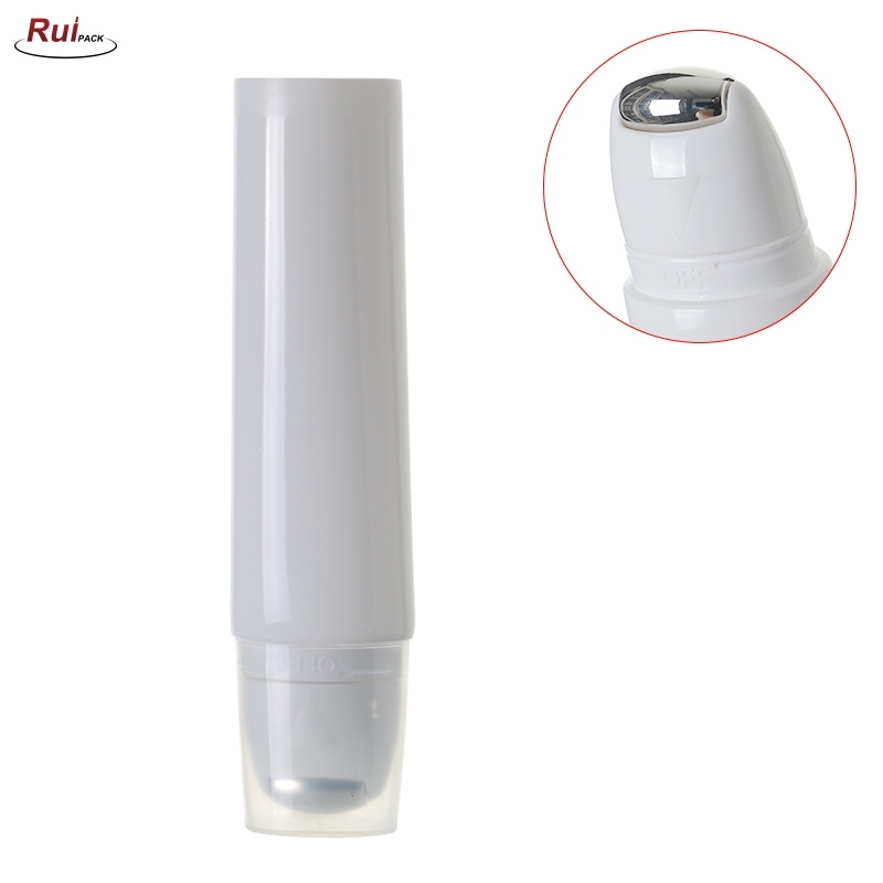 34mm oval shape Plastic PE tube with unique head RP-TBPT64