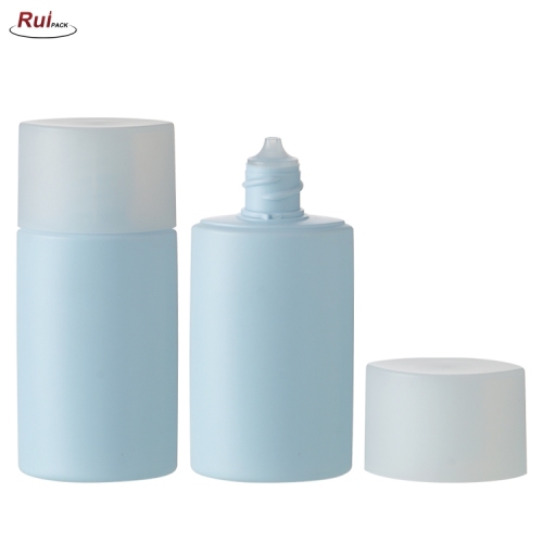 30ml 50ml HDPE PCR sunscreen cream bottle with screw cap and insert