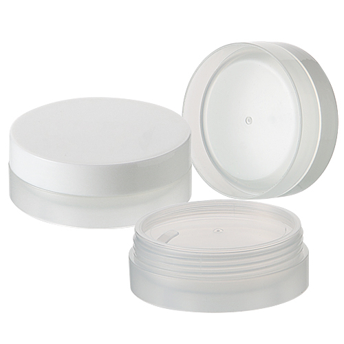 luxury 3g 5g 10g 30g 50g 80g 100g empty white cosmetic face body lotion double wall pp plastic cream jar